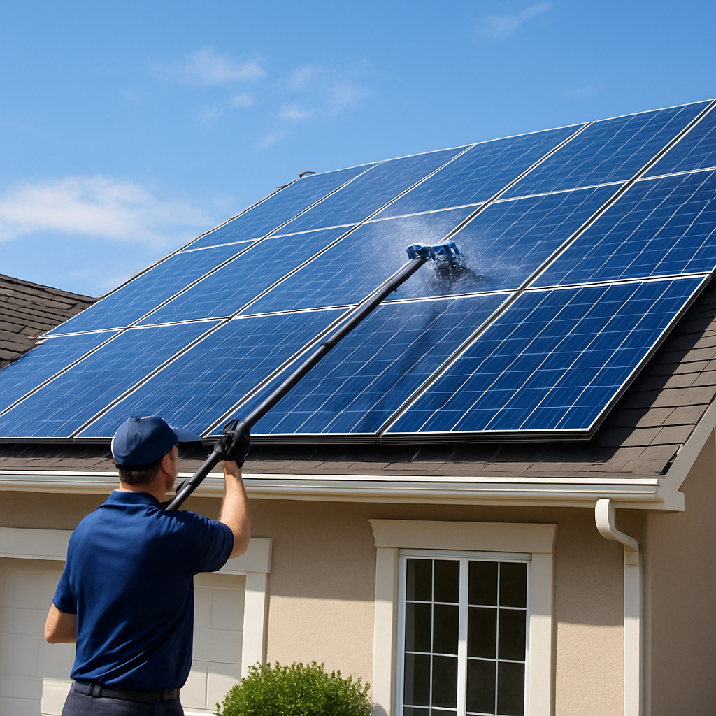 Solar Panel Efficiency Clean
